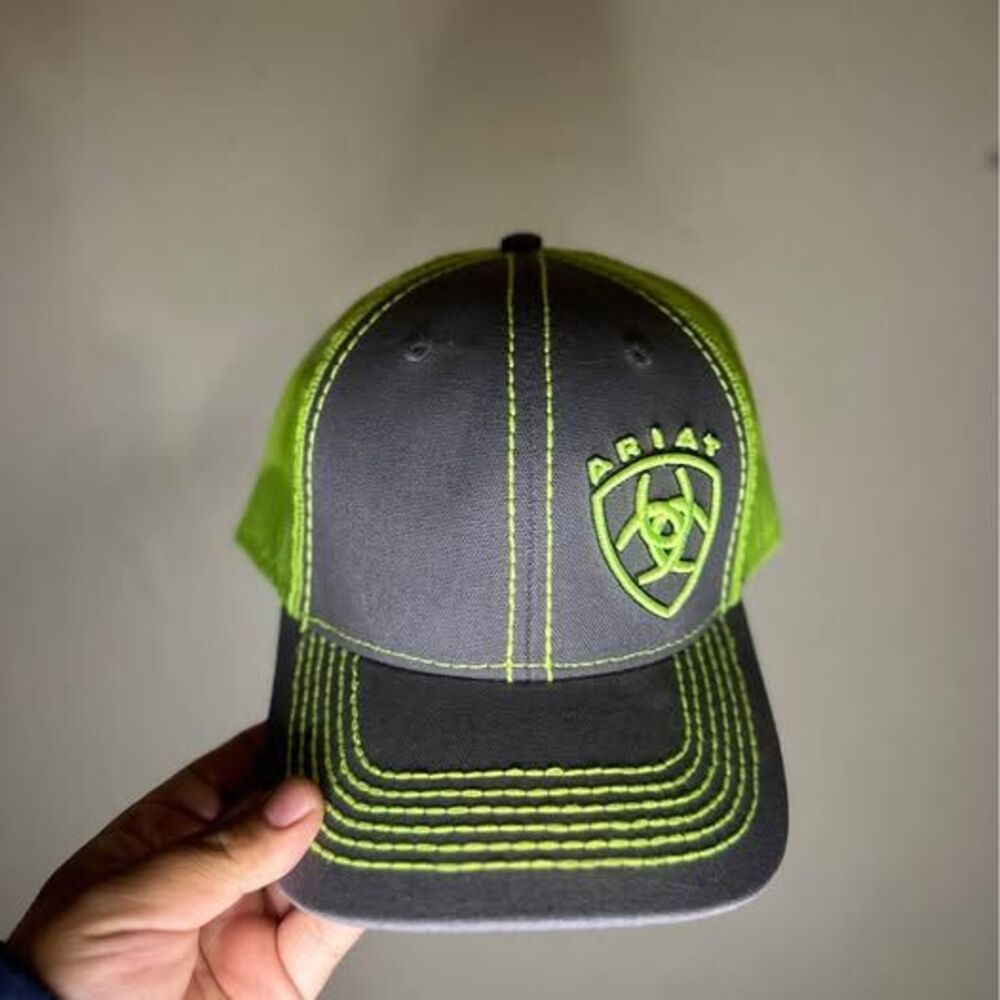 Ariat Gray Trucker Hat -Unisex